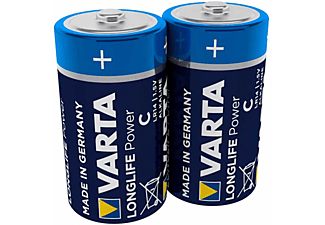 VARTA Longlife Power Baby C Batterie 4914 LR14 (2er Blister) Mando Distancia Batterie, AlMn, 1.5 Volt, 7.8 Ah 1 Stück
