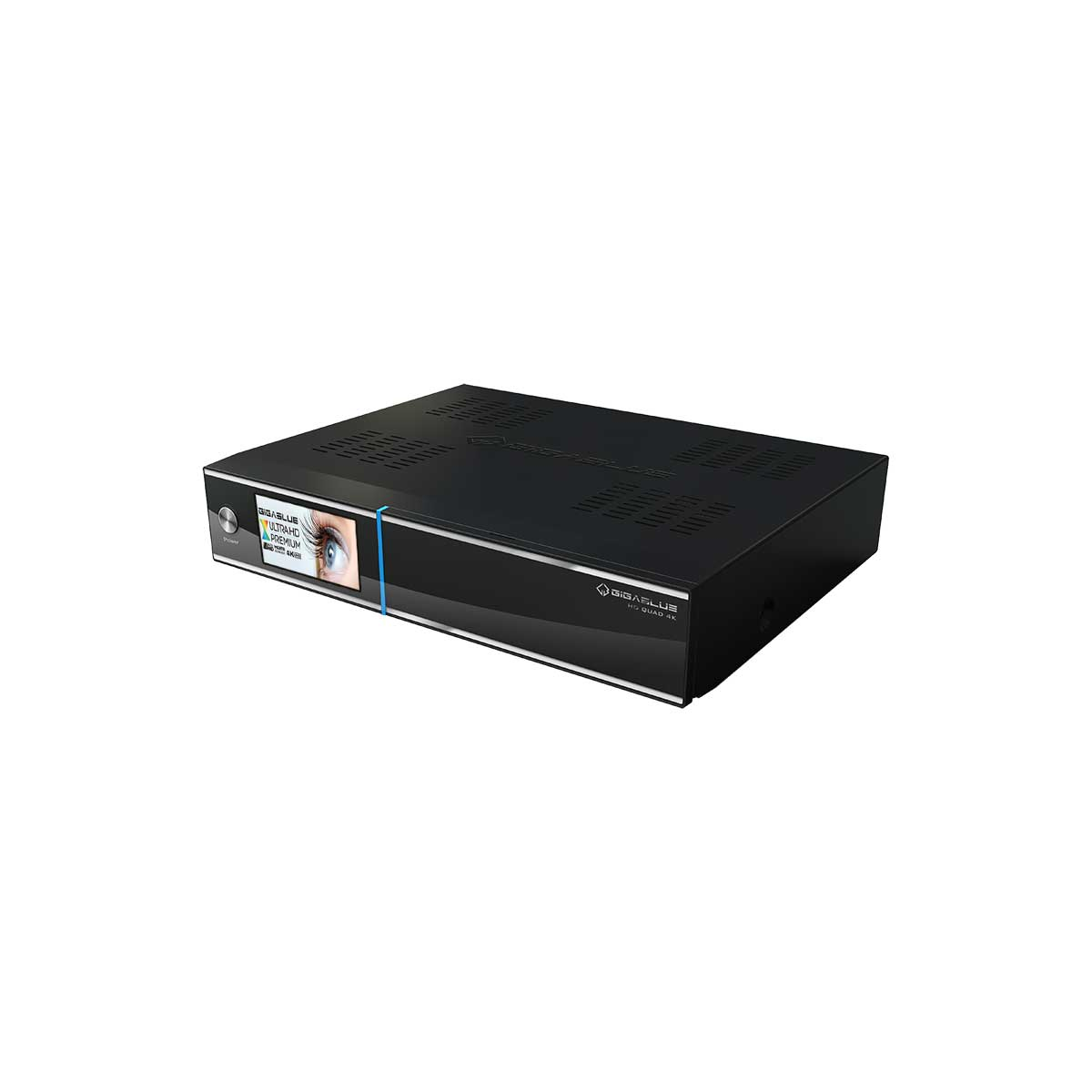 DVB-S, DVB-S2, Tuner, (HDTV, 4K PVR-Funktion=optional, UHD Sat-Receiver schwarz) Twin GIGABLUE QUAD