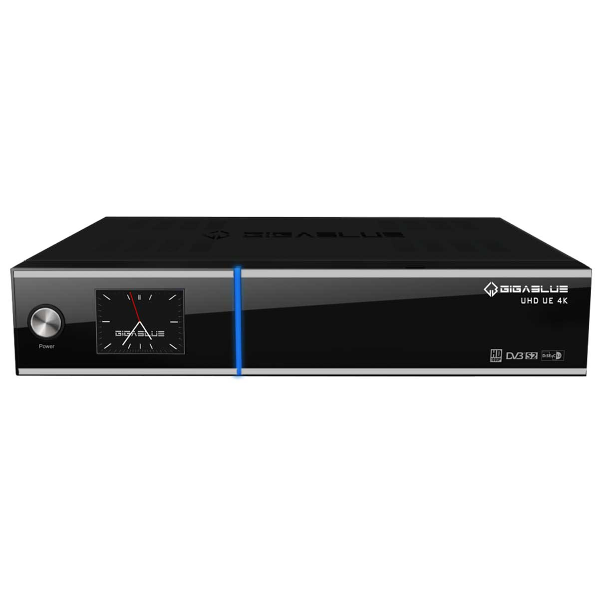GIGABLUE Twin UE schwarz) Sat-Receiver DVB-S, Tuner, UHD DVB-S2, 4K PVR-Funktion=optional, (HDTV,