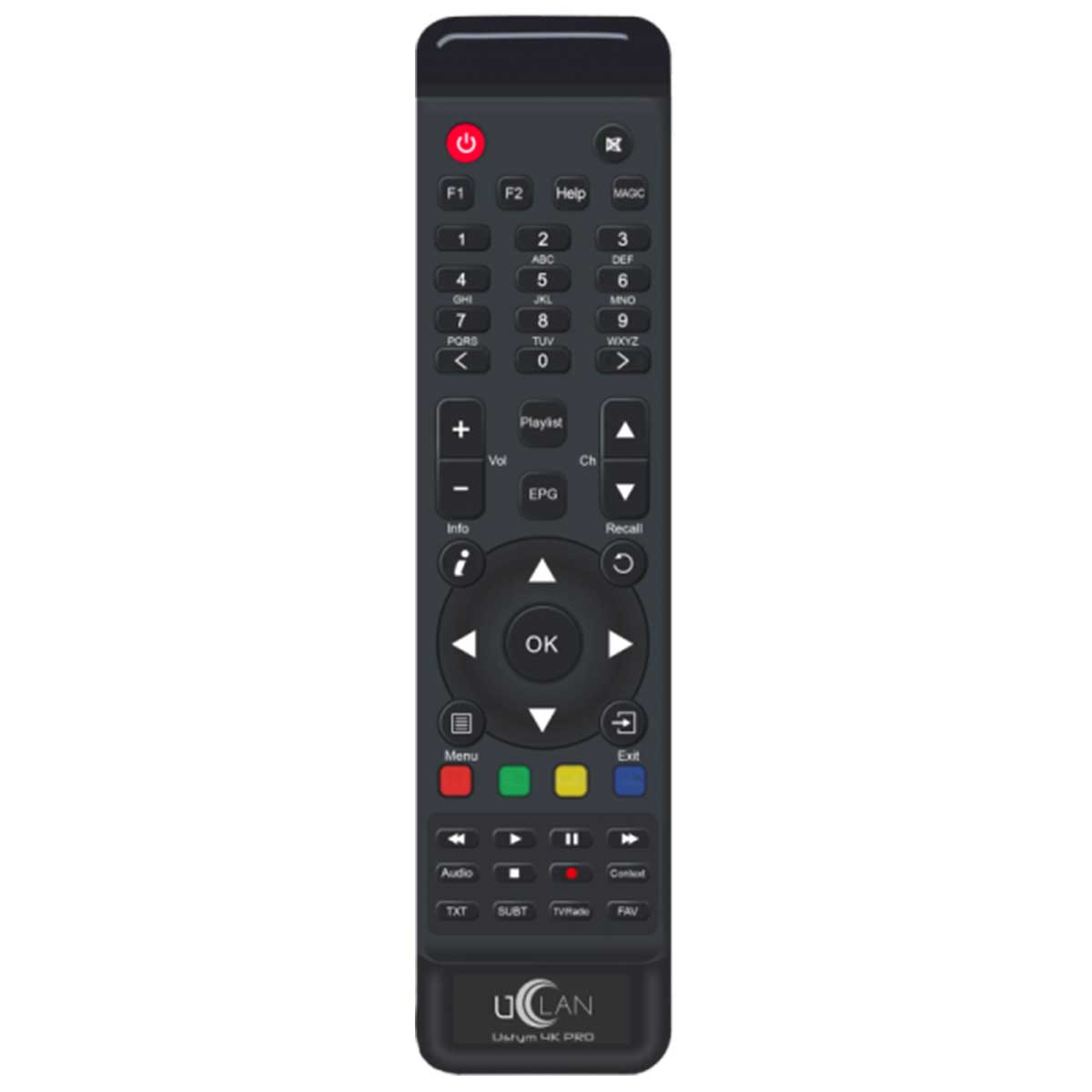 UCLAN (H.265), DVB-T2 Sat-Receiver schwarz) 4K (HDTV, Ustym DVB-C, DVB-S2, Pro PVR-Funktion=optional,