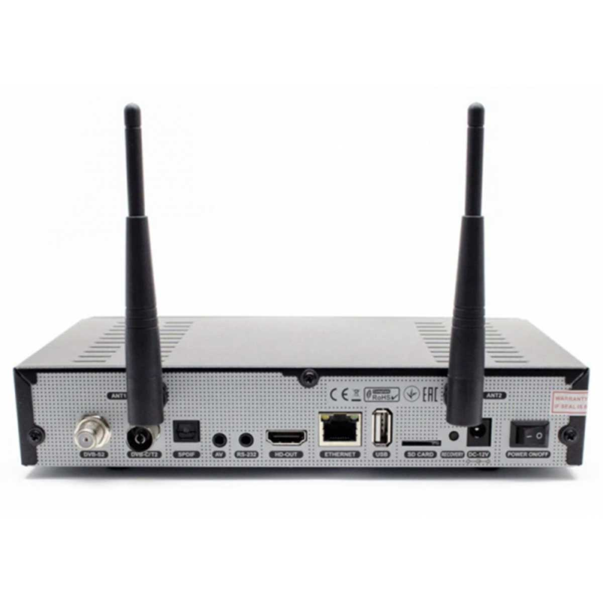 UCLAN Ustym 4K Pro schwarz) DVB-S2, (HDTV, DVB-C, Sat-Receiver DVB-T2 PVR-Funktion=optional, (H.265)