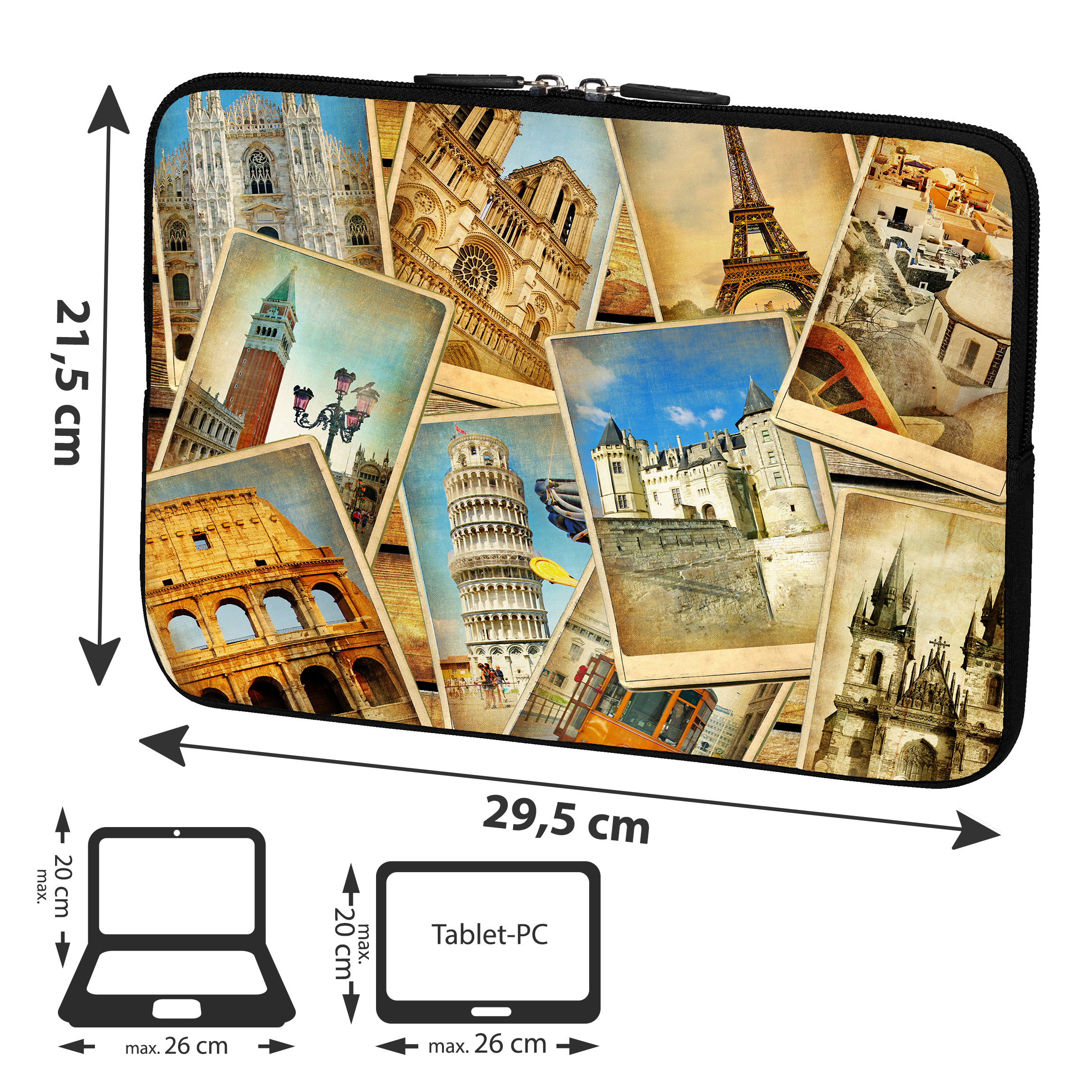 PEDEA Sleeve Tablet 10,1 cm) für Travel\