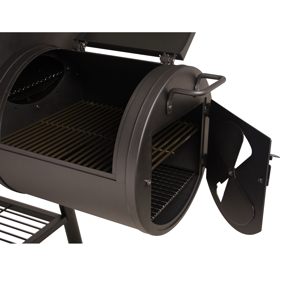 Lok Set inkl. Schwarz Set Roste TAINO YUMA Smoker, 90 Smoker kg 3er gusseiserner