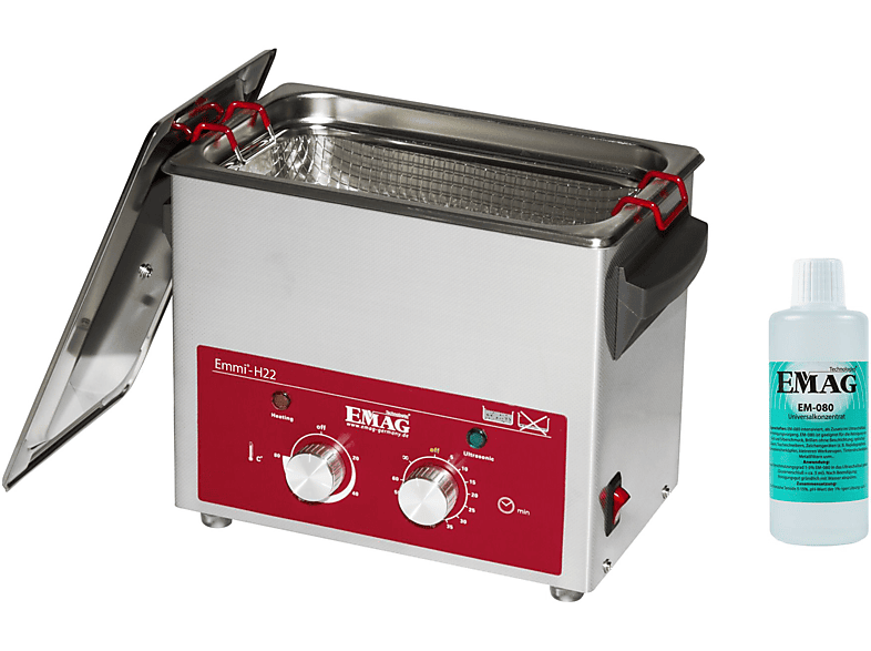 EMAG emmi® H22 Ultraschallreiniger Edelstahl Ultraschallreinigungsgerät MediaMarkt
