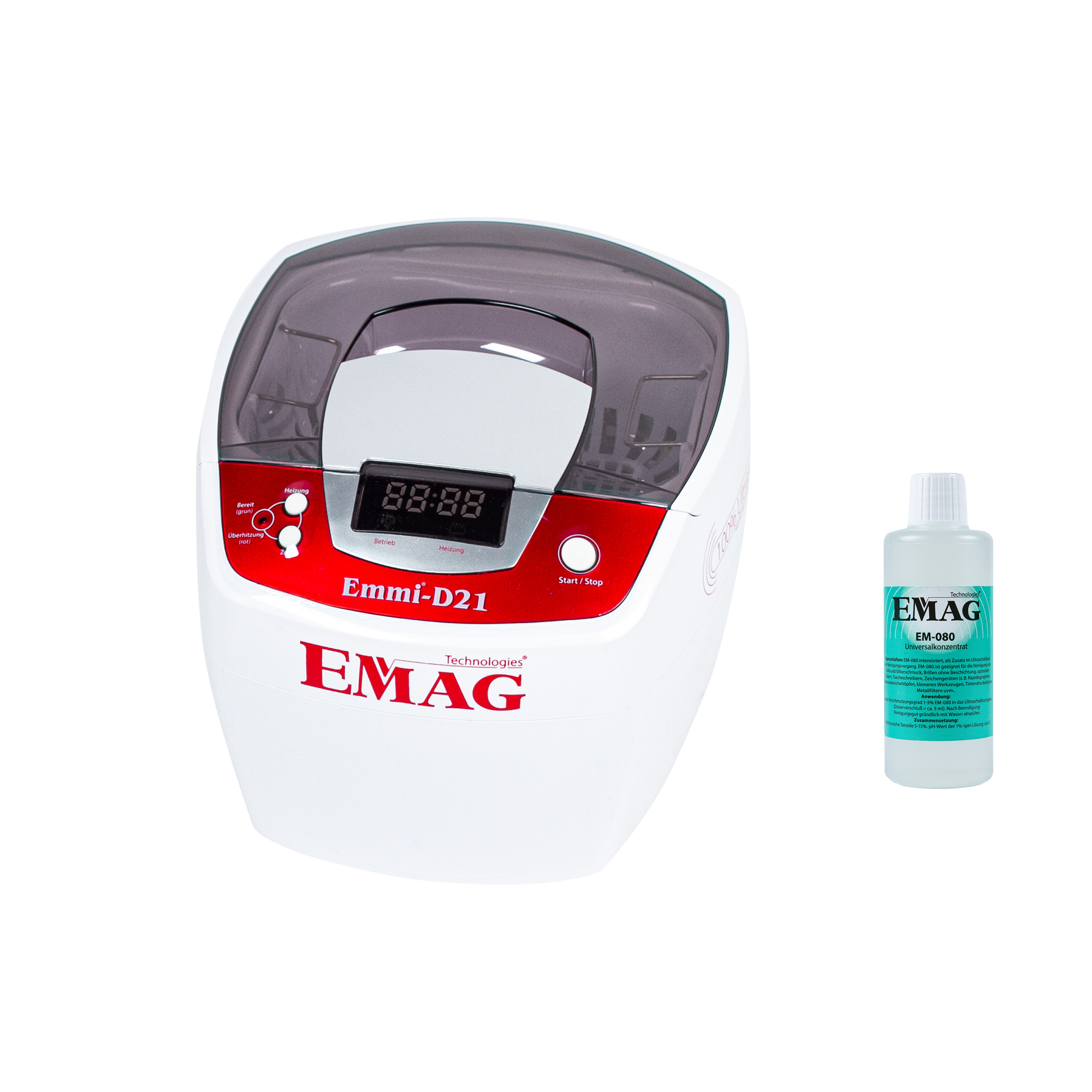 Ultraschallreinigungsgerät D21 mit Edelstahlwanne EMAG emmi® Ultraschallreiniger