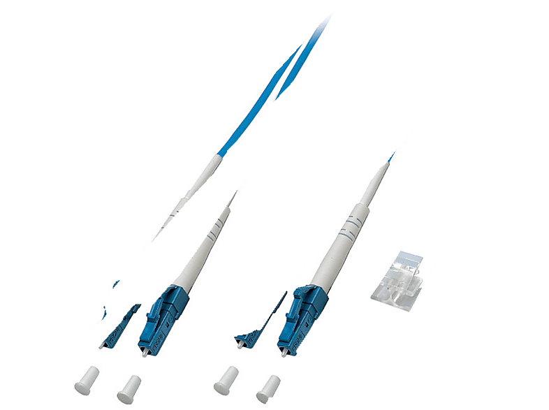 COMMUNIK Kabel armiert, Duplex Glasfaserkabel, 1 / - Jumper Jumper m LC stahlarmiert LC Duplex