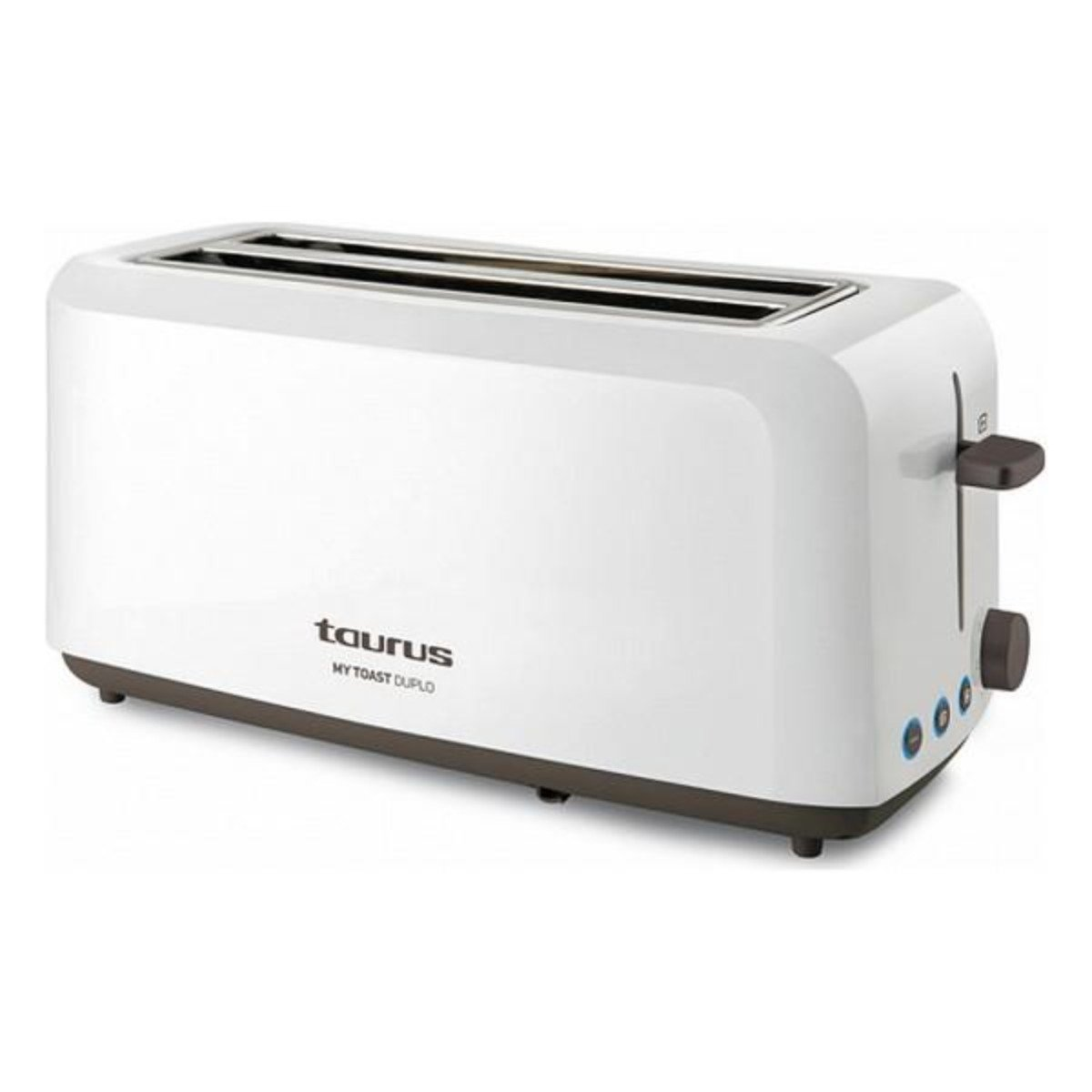 Toast Toaster Duplo TAURUS Schlitze: My Weiß (1450 Watt, 2)