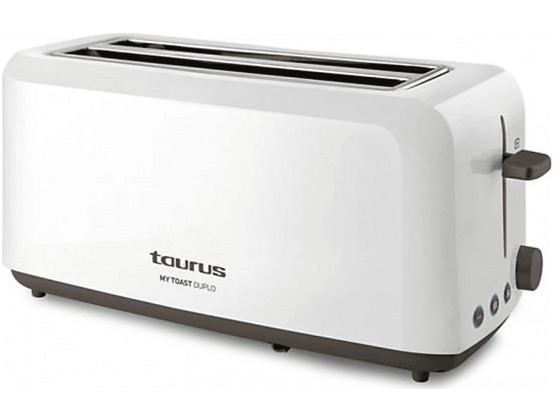 TAURUS My Toast Duplo Toaster Weiß (1450 Watt, Schlitze: 2)
