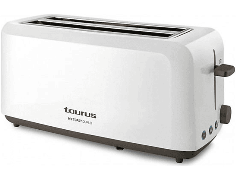 TAURUS My Toast Duplo Toaster Schlitze: Watt, (1450 2) Weiß