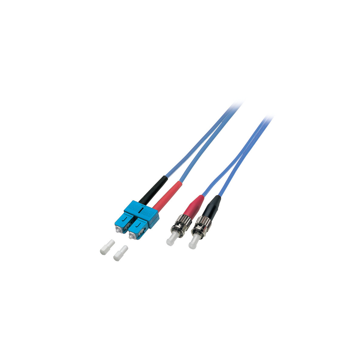 COMMUNIK Kabel Glasfaserkabel, Jumper - Duplex Duplex SC m Jumper ST 2 / armiert, stahlarmiert