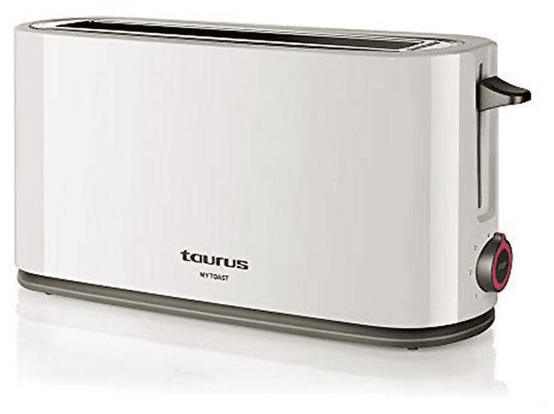 1R TAURUS Weiß MYTOAST Watt, 1) Toaster (1000 Schlitze: