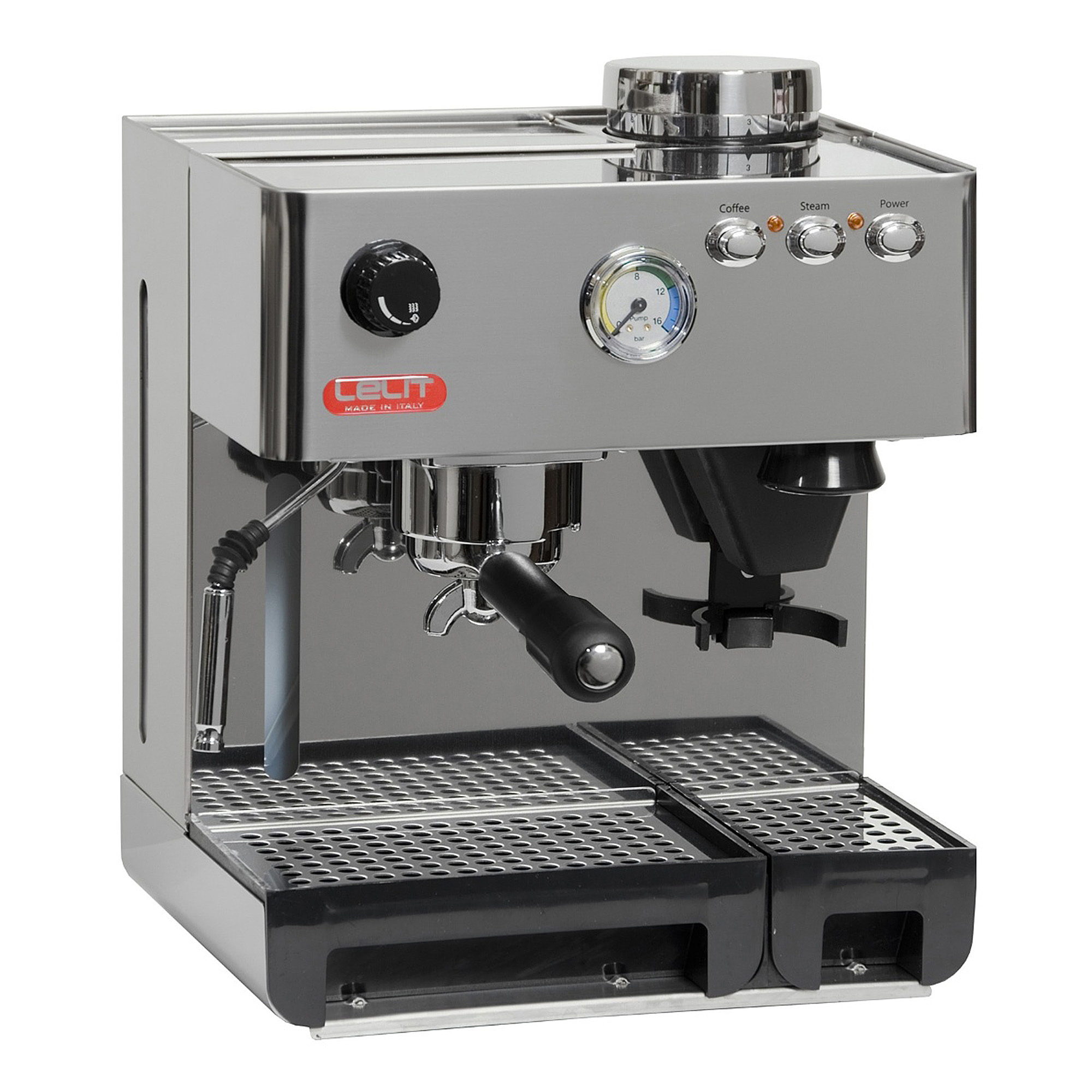 LELIT PL42 EM Espressomaschine Edelstahl