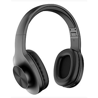 Auriculares inalámbricos - LENOVO HD116 BLACK, Supraaurales, Bluetooth, Negro