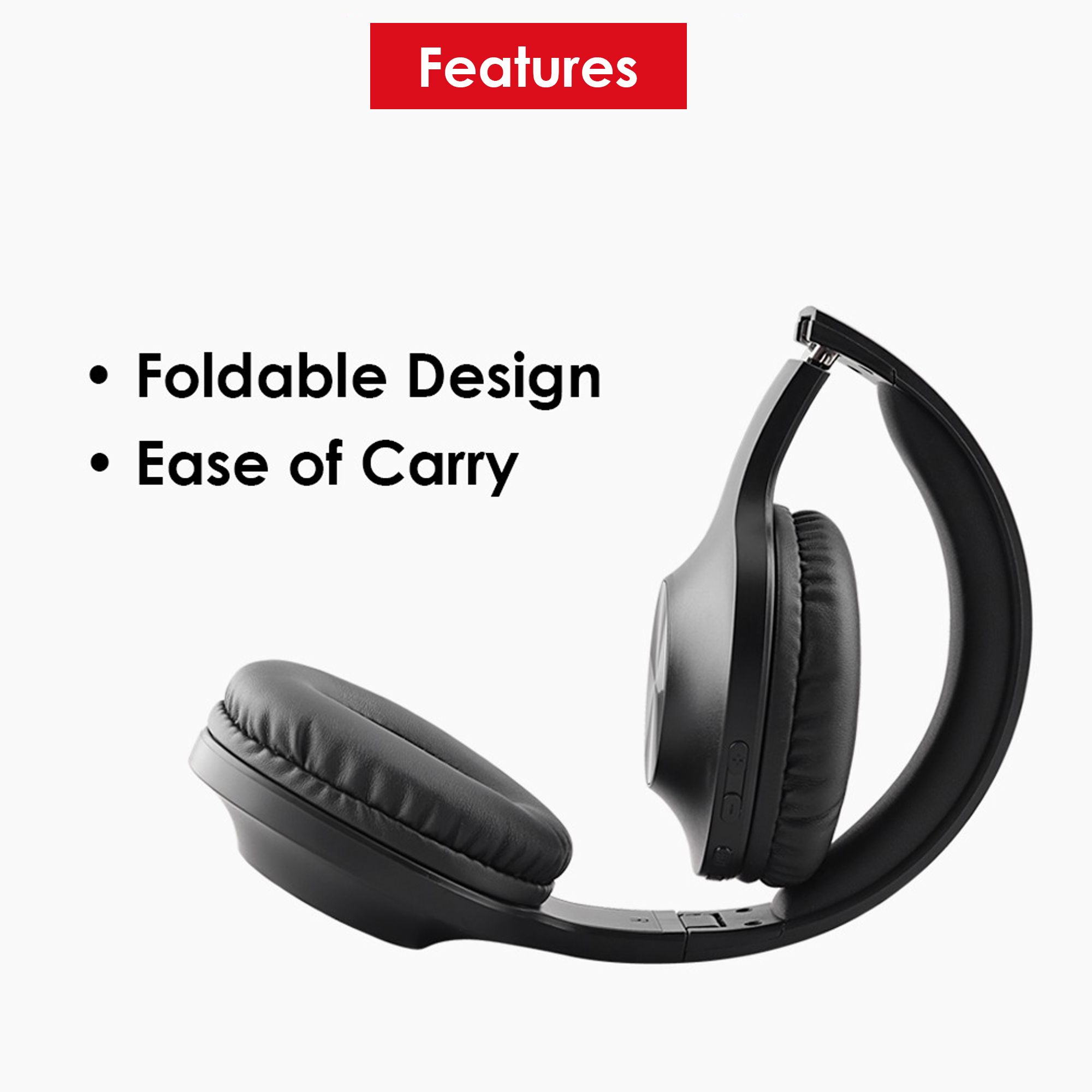 On-ear Kopfhörer HD116, LENOVO Bluetooth schwarz