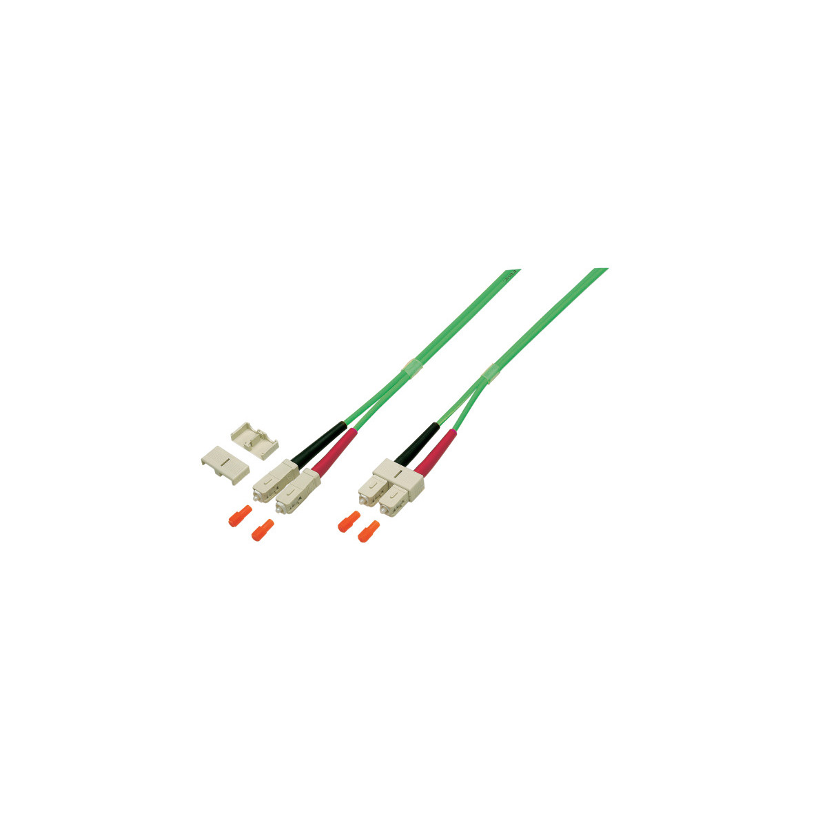COMMUNIK Kabel Glasfaserkabel, Duplex Jumper 2 / SC SC, m 