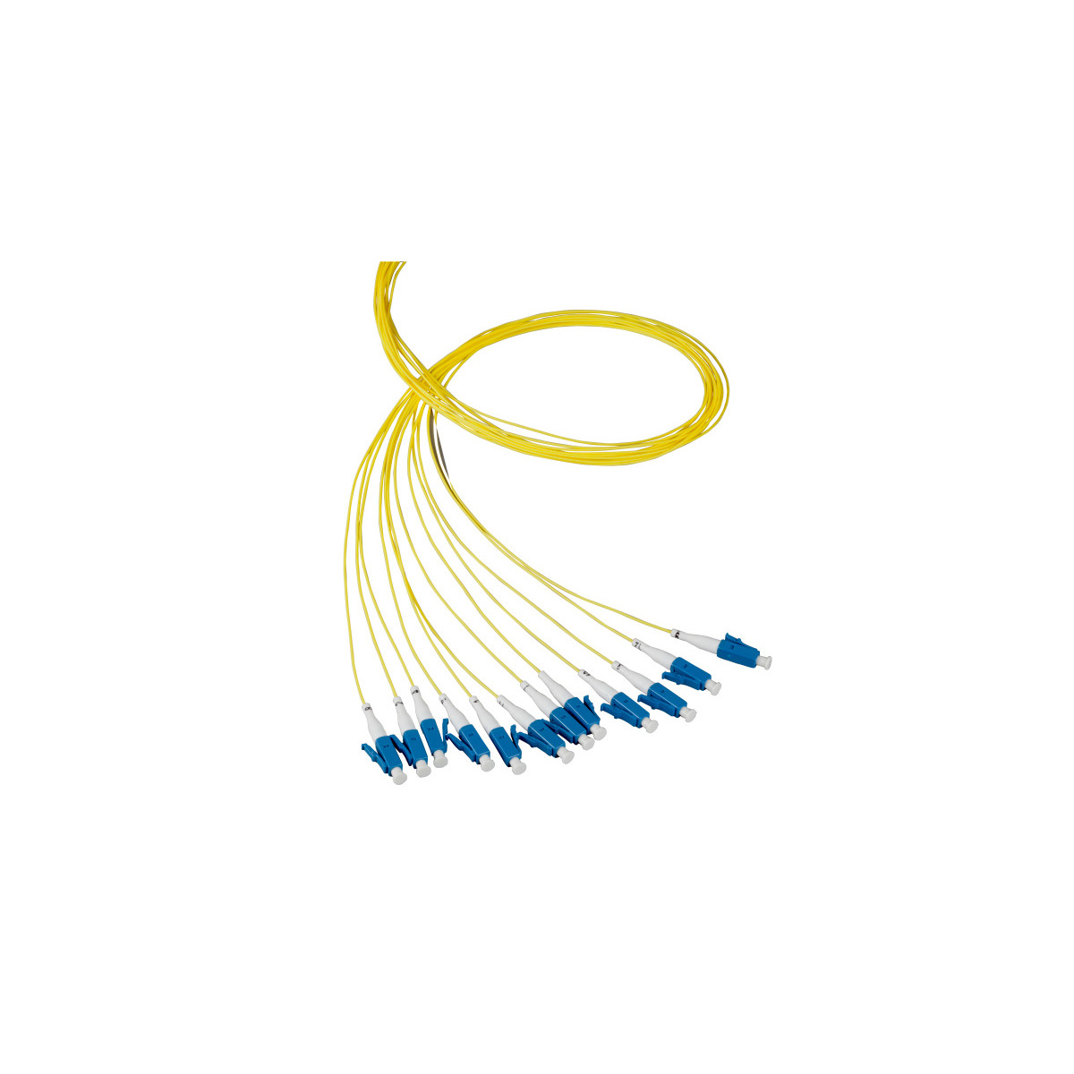COMMUNIK Kabel Glasfaserkabel, m 2 Pigtails / LC Pigtails