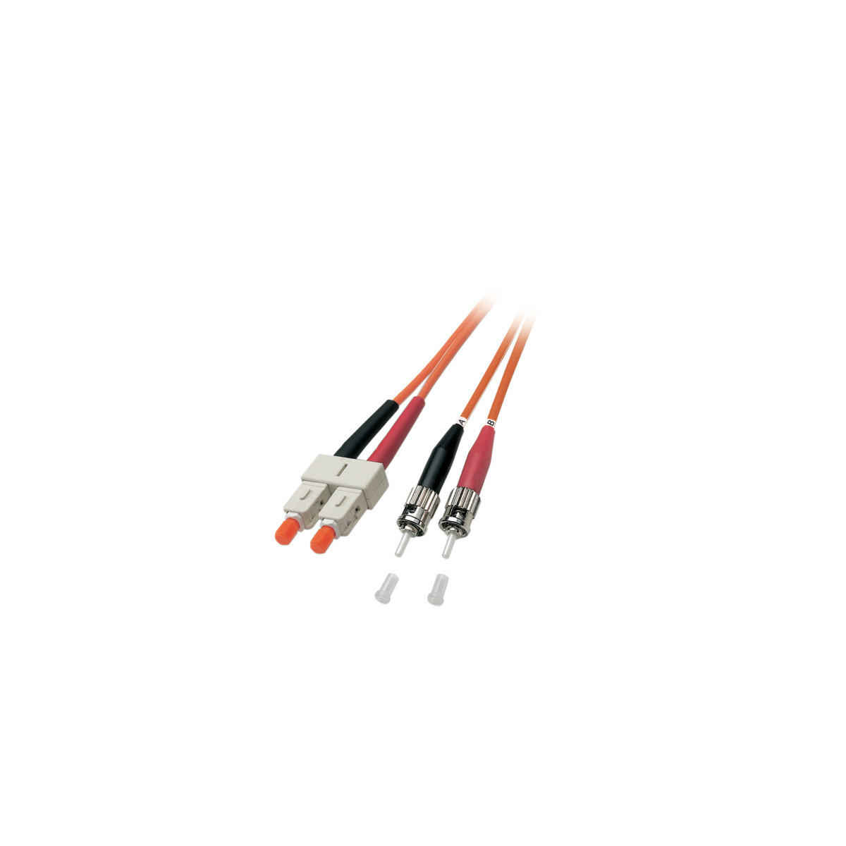 Jumper SC Duplex / ST, - Glasfaserkabel, 2 Kabel m COMMUNIK