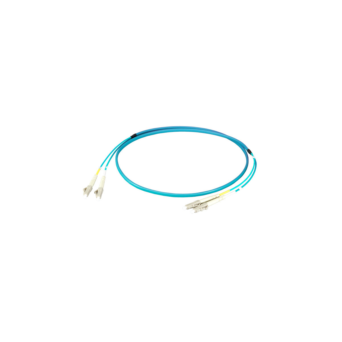 COMMUNIK Kabel Duplex Flachjumper / 50 - LC, LC Glasfaserkabel, m