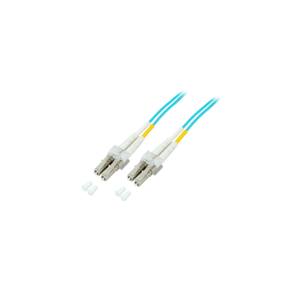 COMMUNIK LC, Jumper - LC Duplex / Kabel m Glasfaserkabel, 15