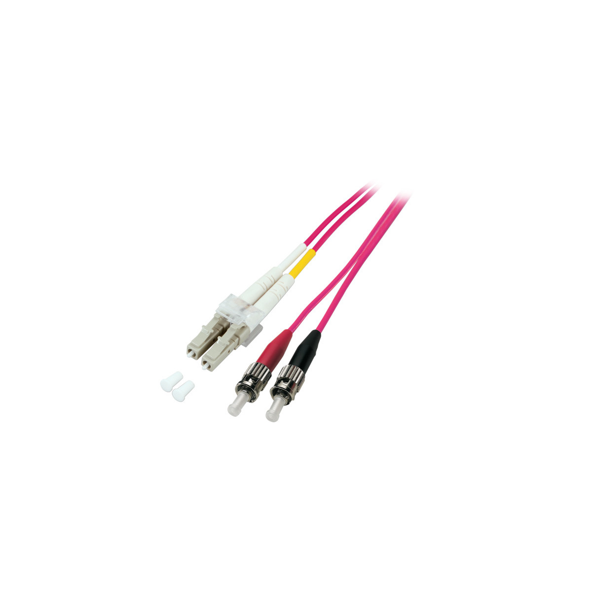 1 COMMUNIK / Duplex ST, m Kabel LC Jumper - Glasfaserkabel,