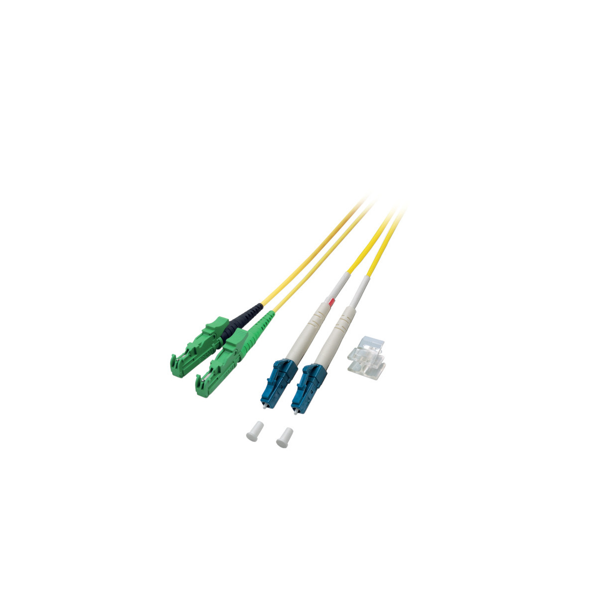 - Jumper Kabel / COMMUNIK E2000/APC, m LC Duplex 5 Glasfaserkabel,