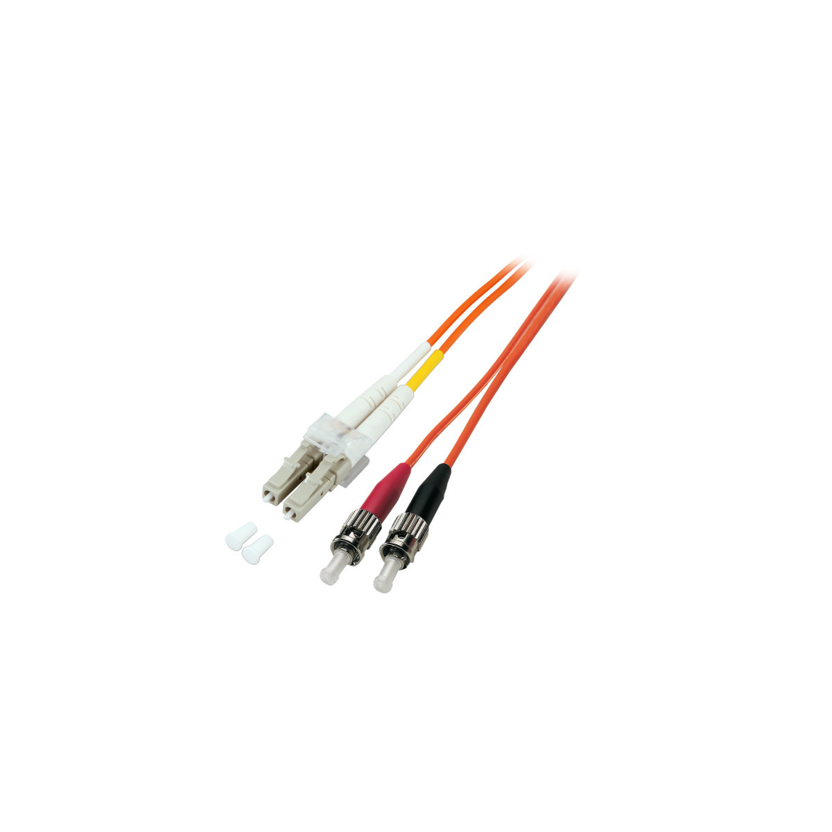 LC Glasfaserkabel, COMMUNIK - Duplex Jumper m 3 Kabel / ST,