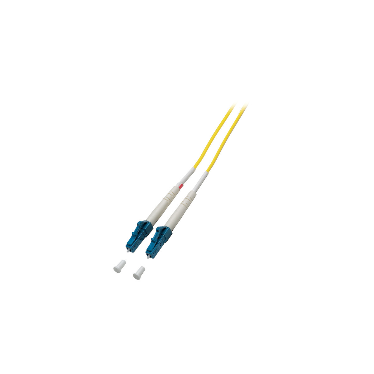 COMMUNIK Kabel Simplex / Jumper 1 m - LC Glasfaserkabel, LC