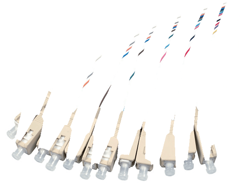 COMMUNIK Kabel Pigtails / SC Faserpigtails, Glasfaserkabel, 2 m | Patchkabel