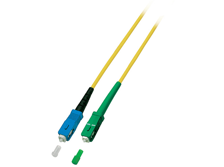 COMMUNIK Kabel Simplex Jumper / SC - SC/APC, Glasfaserkabel, 3 m