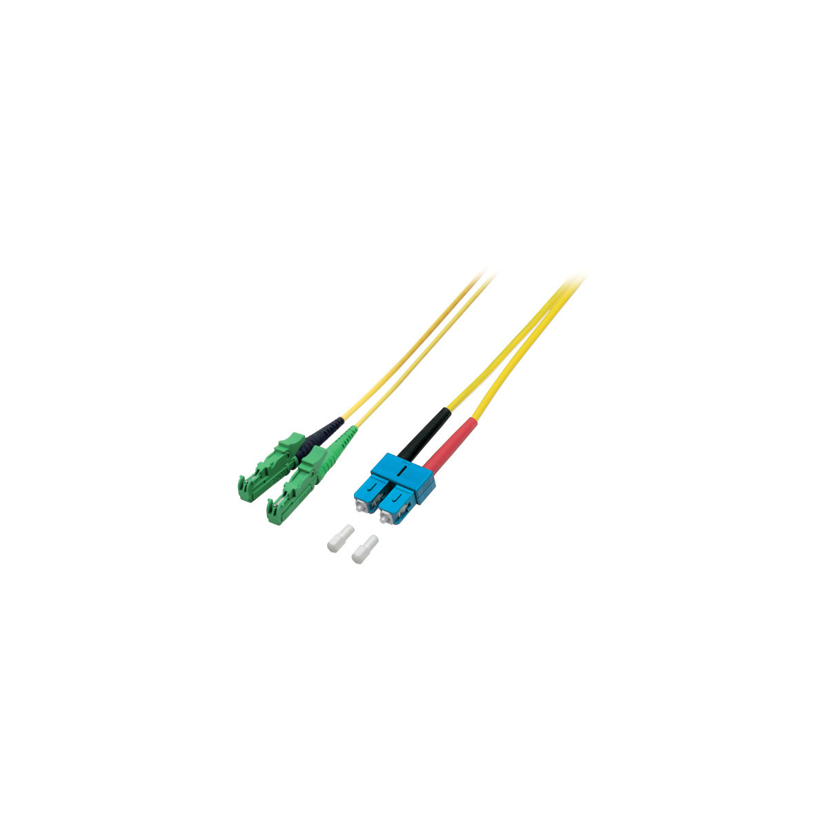 Jumper E2000/APC, 2 / Kabel SC m Duplex COMMUNIK Glasfaserkabel, -