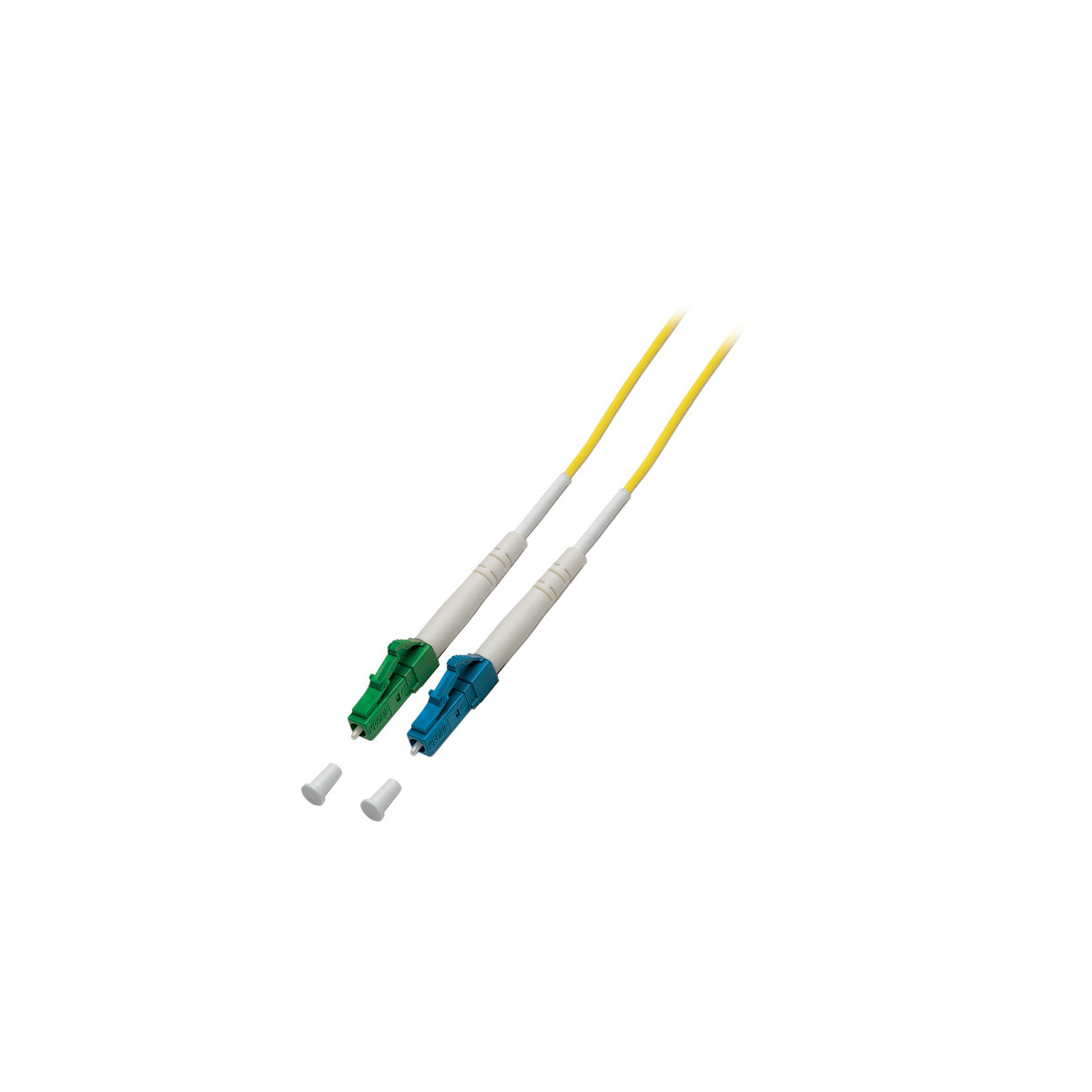 COMMUNIK Kabel Glasfaserkabel, Simplex 1 m LC/APC, - Jumper LC 