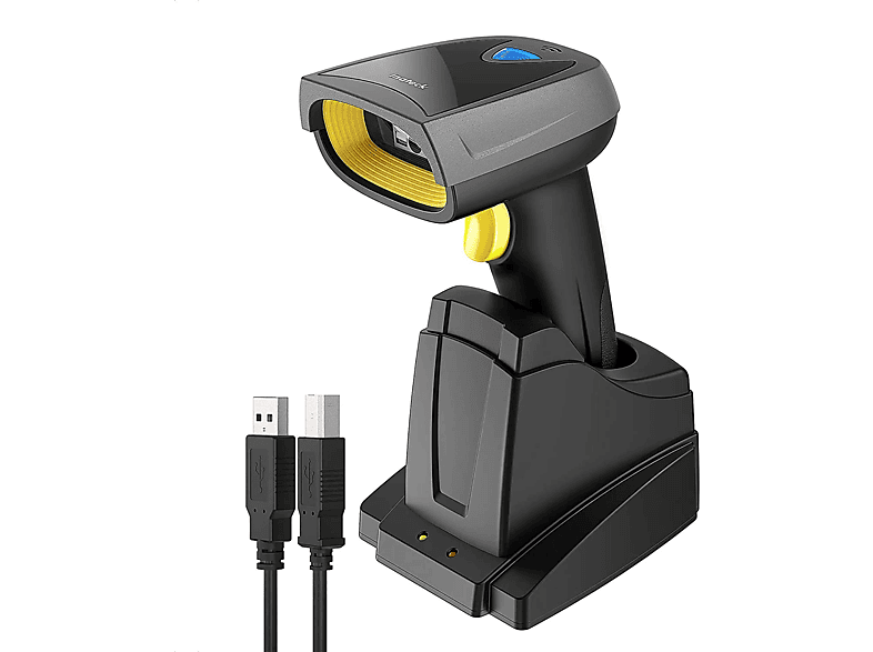 INATECK Barcode Scanner 2D Bluetooth, Wireless QR Code Scanner mit