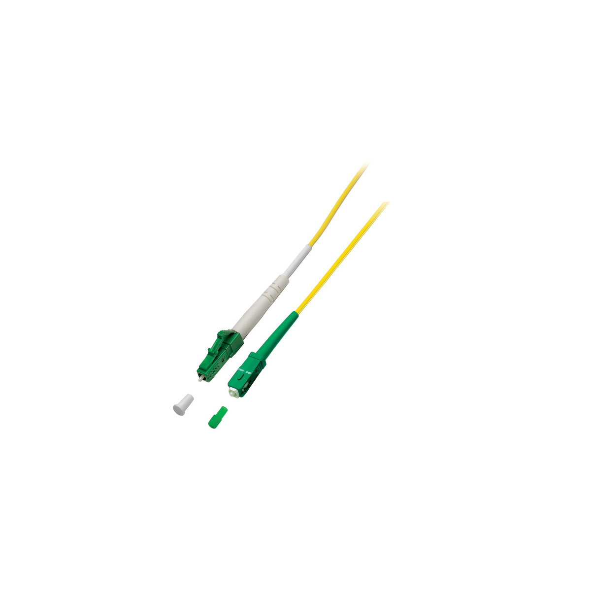 COMMUNIK Kabel LC/APC Simplex / - SC/APC, Glasfaserkabel, Jumper m 5