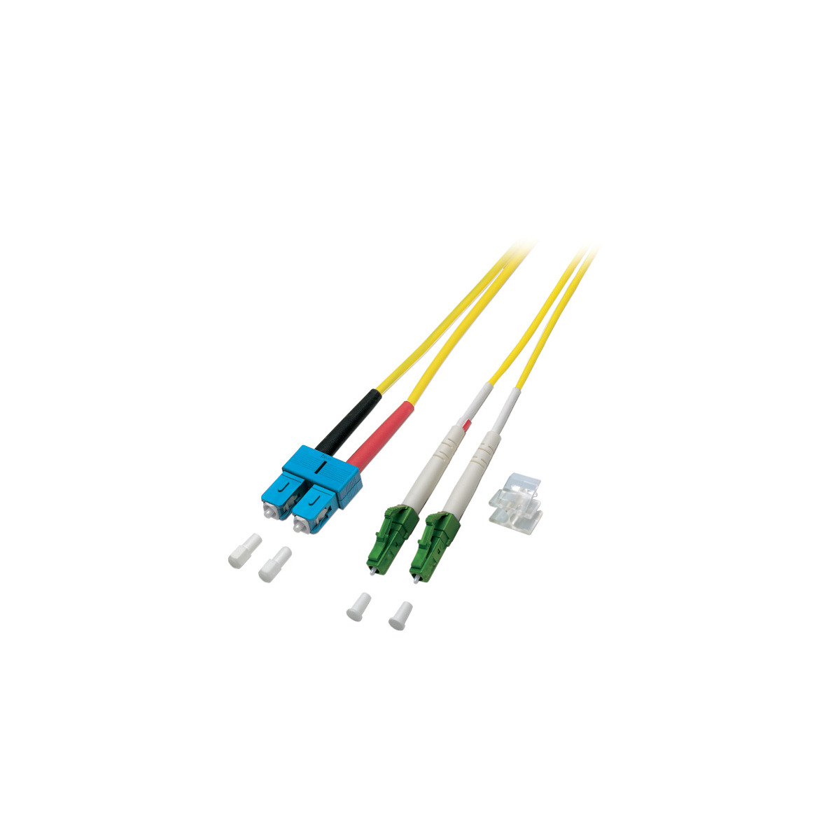 COMMUNIK Kabel LC/APC m 7,5 Glasfaserkabel, Jumper SC, / Duplex 