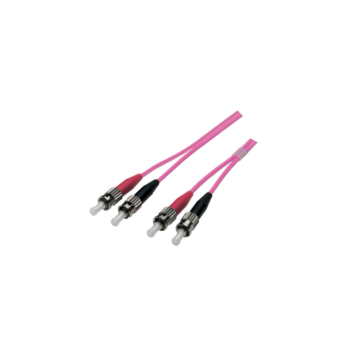 COMMUNIK Kabel Duplex Jumper Glasfaserkabel, ST, ST / - m 0,5