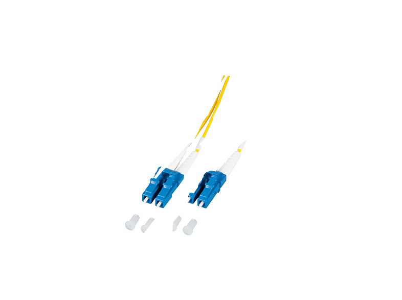 COMMUNIK Kabel Duplex Jumper 1.2mm / LC - LC, Glasfaserkabel, 3 m