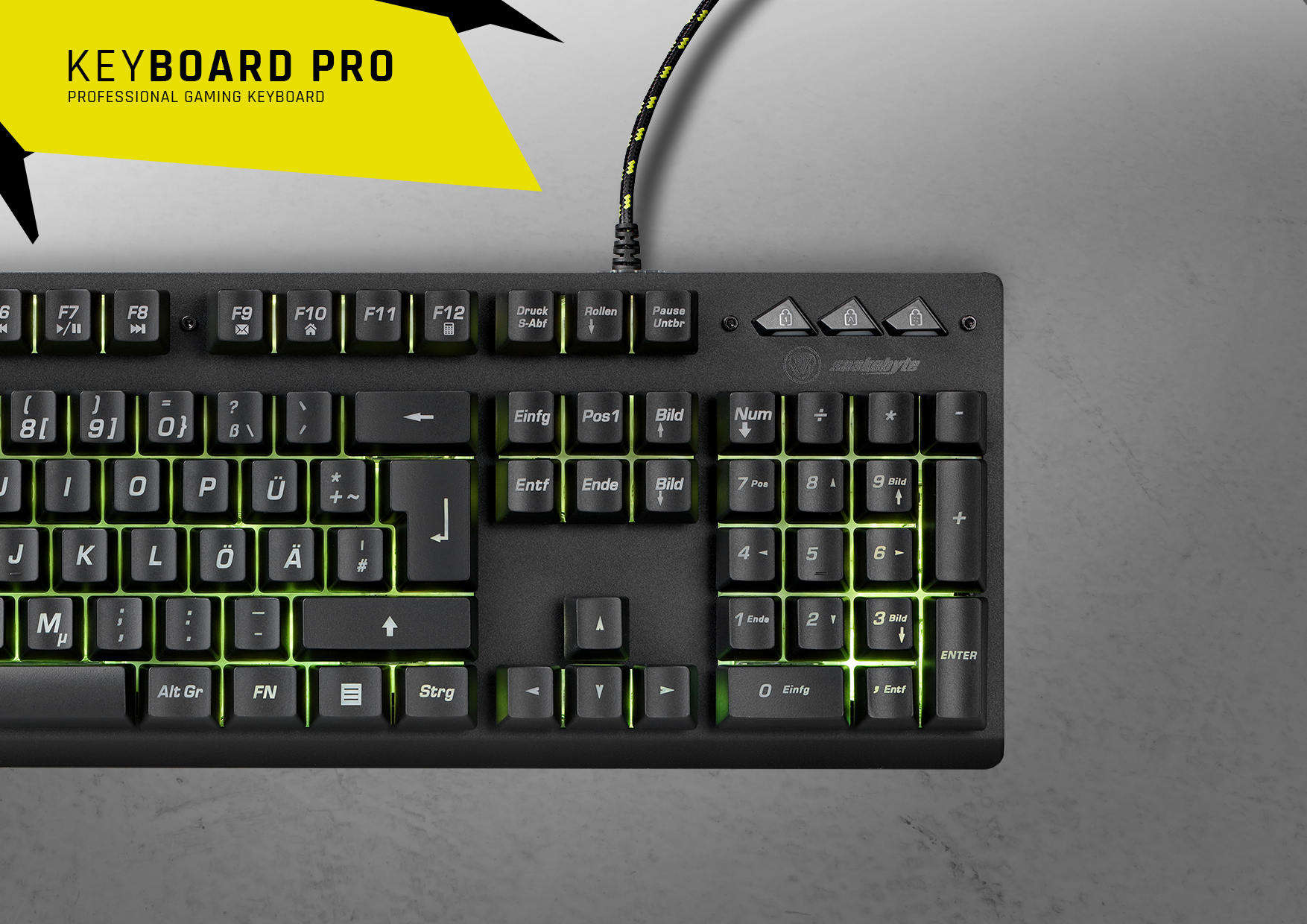 Pro™, SNAKEBYTE Mechanisch Key:Board Gaming-Tastatur,