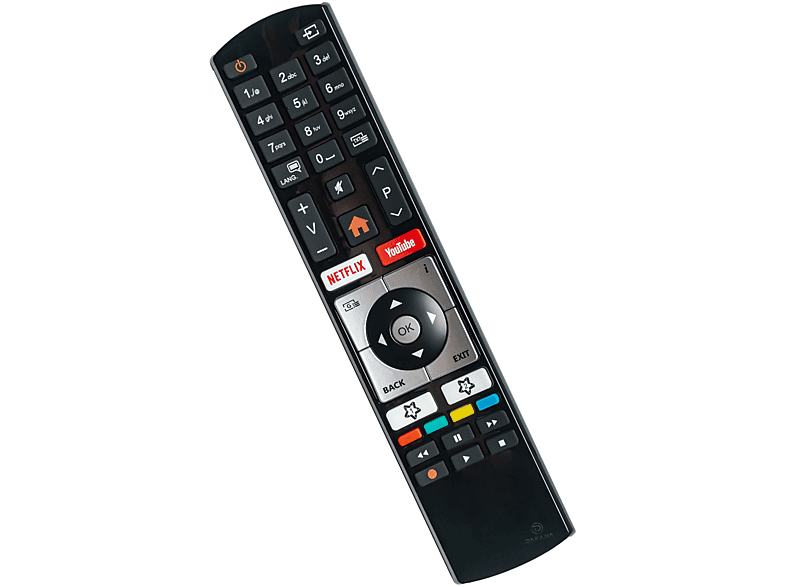 Aurabeam Telecomando Universale Sostitutivo Per TV Telefunken RC4318/RC4318P, Compatibile Con Modelli C40U446, D32F550, H43V32, XF43G511 E Molti Altri