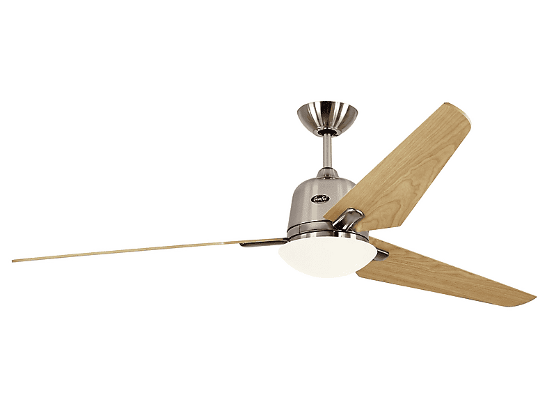CasaFan Eco Aviatos 162 BG-NB Ventilatore Da Soffitto Con Motore DC, Luce E Controllo 24W Noce Grigio Basalto
