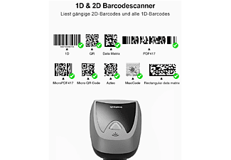 Inateck 2d bluetooth wireless barcode scanner - Der absolute TOP-Favorit 