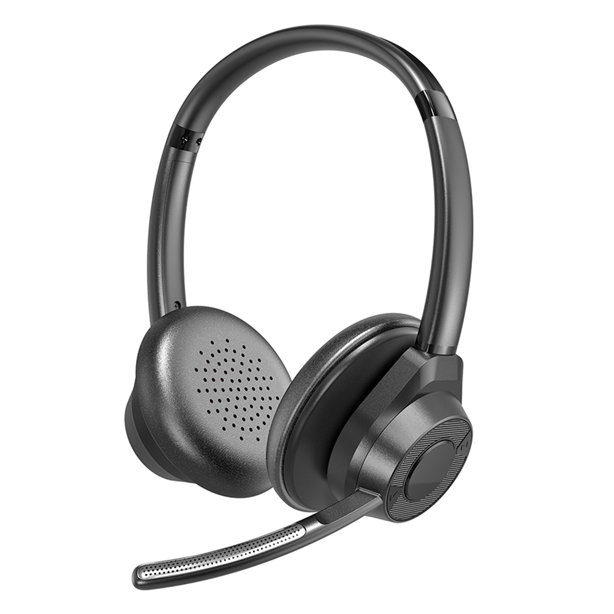 HAPPYSET Profi, On-ear Schwarz Bluetooth Kopfhörer Headset Bluetooth