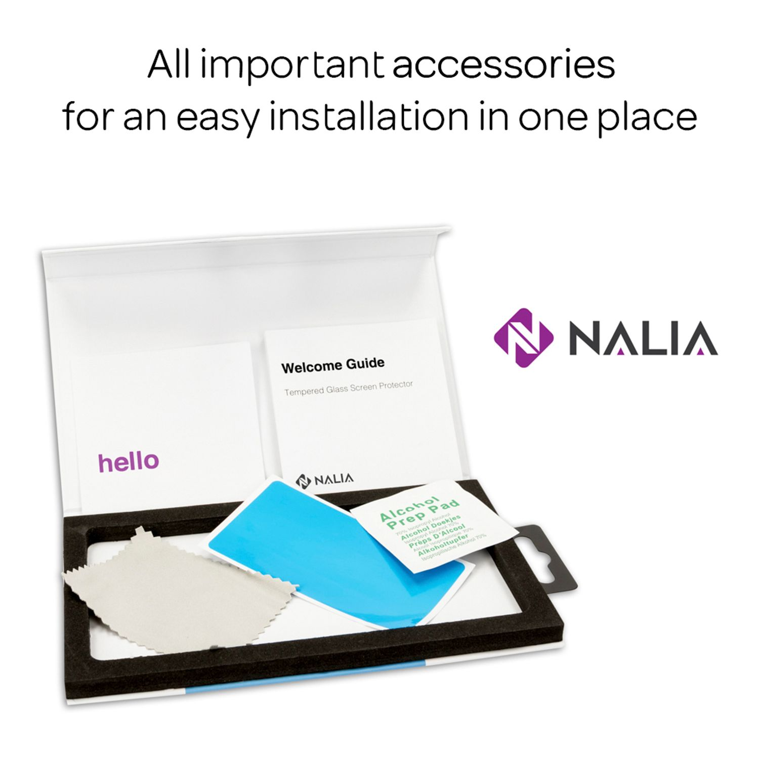 Displayschutz(für NALIA 7.2) Schutzglas (2-Pack) Nokia