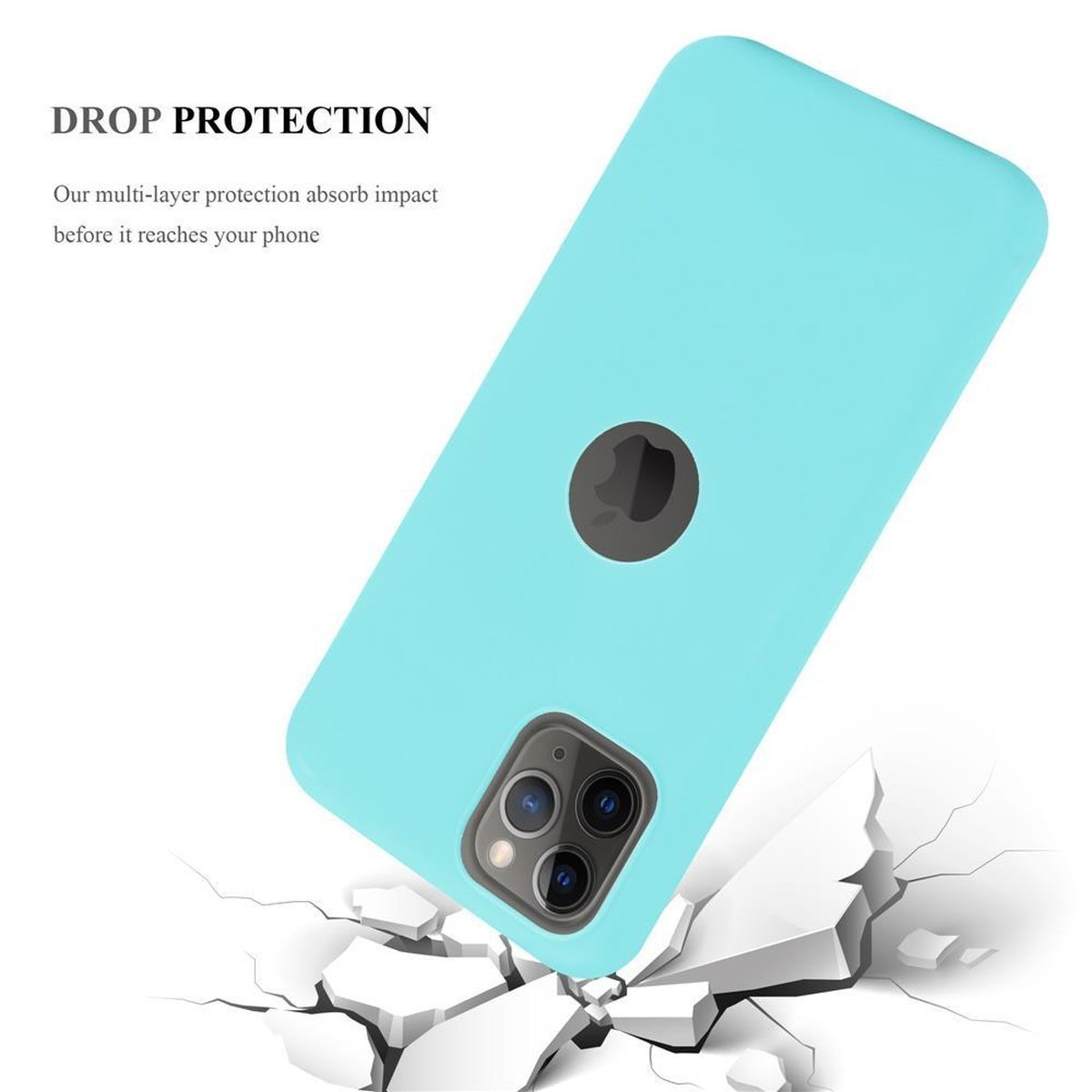 Candy Backcover, CANDY MAX, im Style, TPU CADORABO BLAU PRO Hülle Apple, 11 iPhone