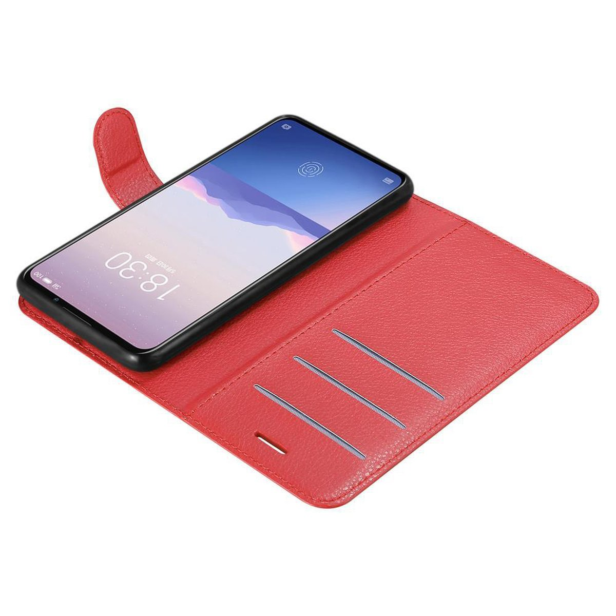 CADORABO ROT KARMIN Bookcover, 16Xs, Standfunktion, Book Hülle MEIZU,