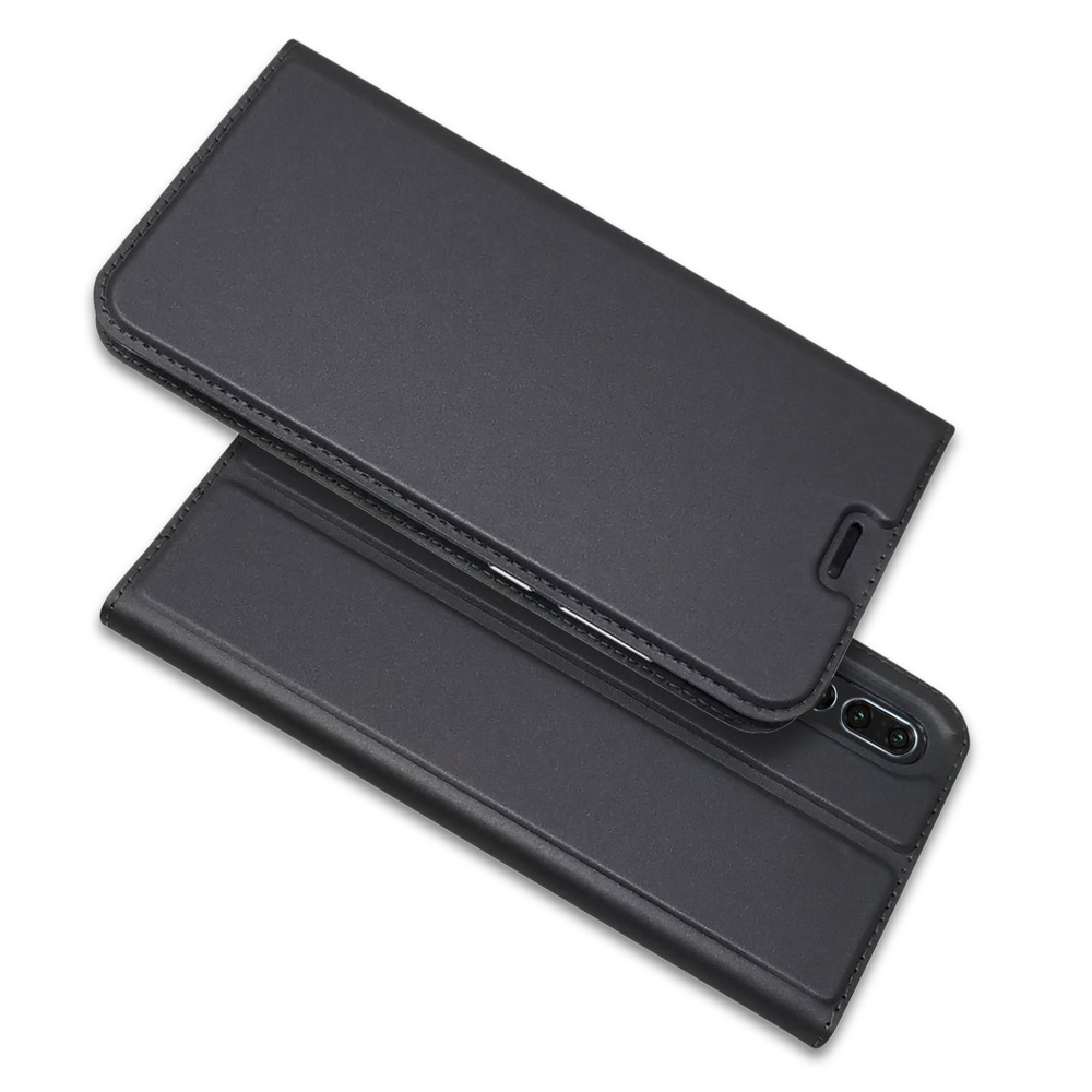 NALIA Flip Flip Huawei, Cover, P20 Pro, Schwarz Klapphülle mit Magnetverschluss, Case
