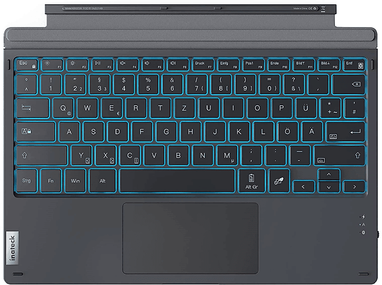 INATECK Tastatur für Surface Pro 7/7+/ 6/5/4, mit 7 Farben