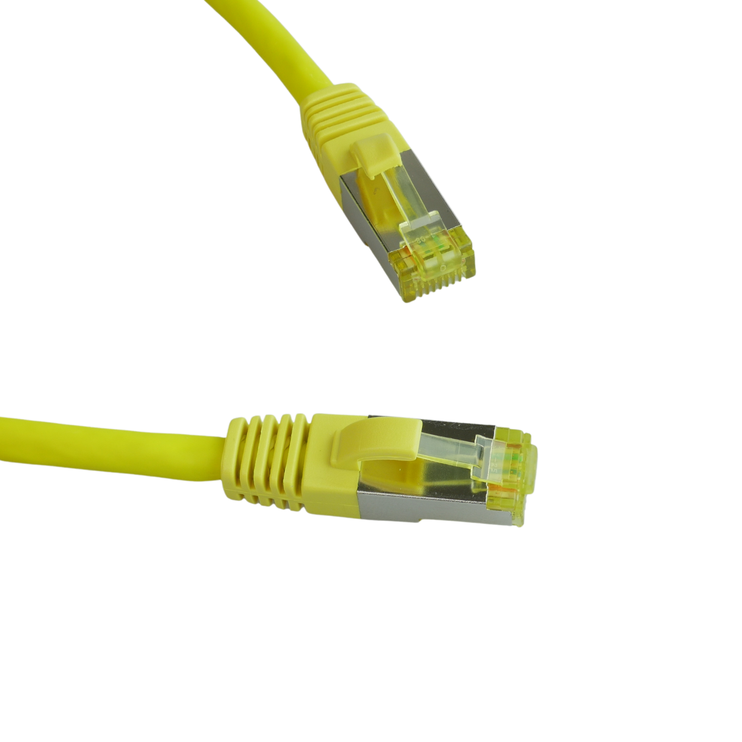 Gigabit AIXONTEC Patchkabel Ethernet RJ45 Cat6A Lankabel 0,5m 10 Gelb Netzwerkkabel,