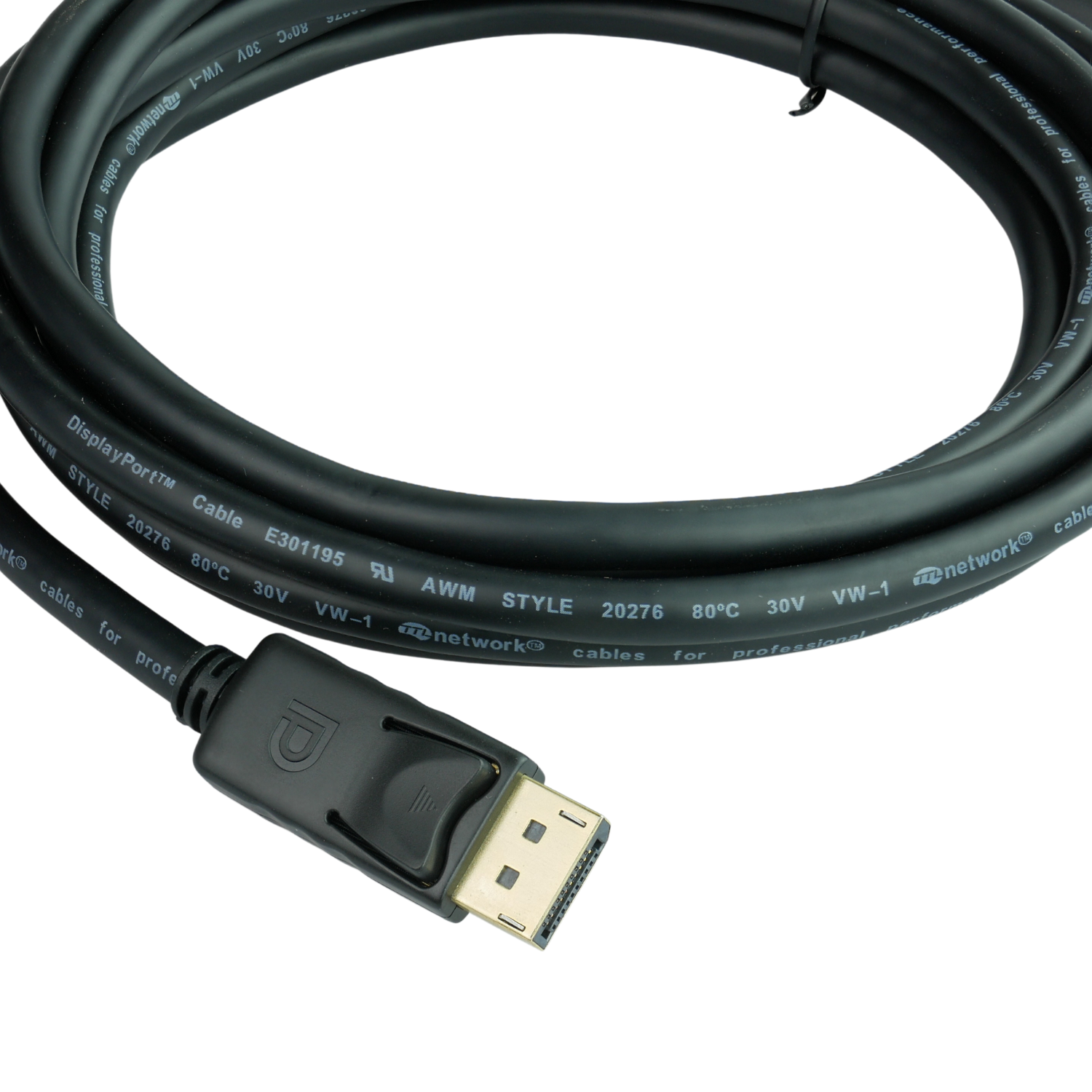 AIXONTEC HD UHD Schwarz DP Kabel 3,0m DisplayPort Kabel, 4K Full
