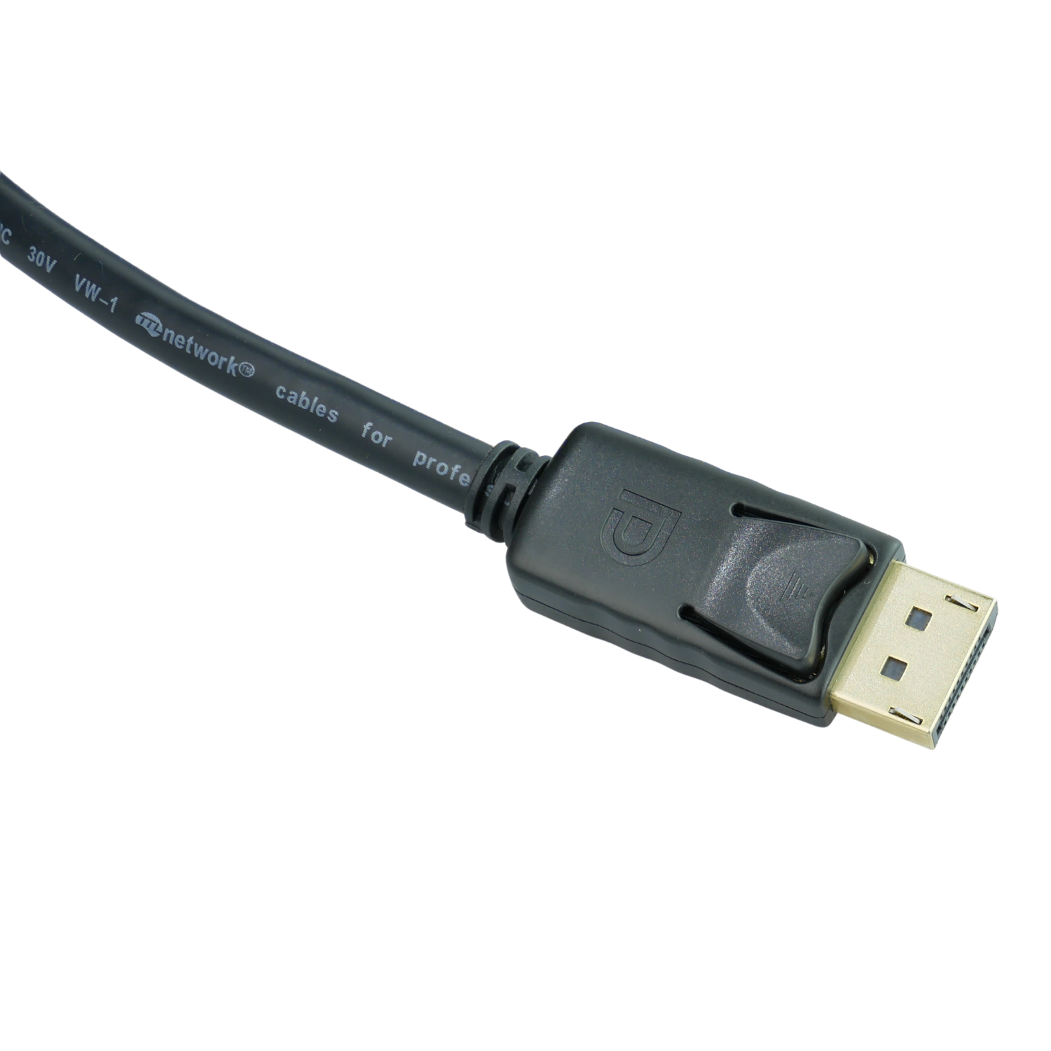 AIXONTEC 3,0m Full Schwarz Kabel, HD 4K DisplayPort Kabel UHD DP