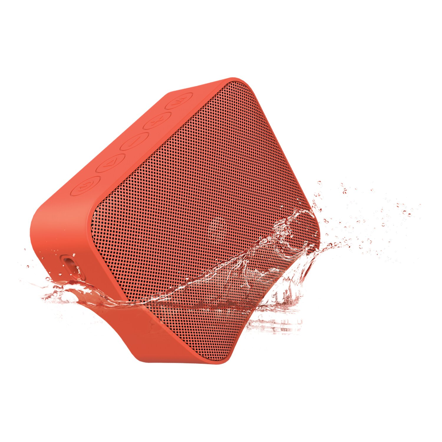 BLIX FOREVER BS-800 Bluetooth Wasserfest Rot, Lautsprecher,